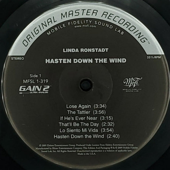 <transcy>Linda Ronstadt – Hasten Down The Wind (Ultra Analog, Half-speed Mastering)</transcy>