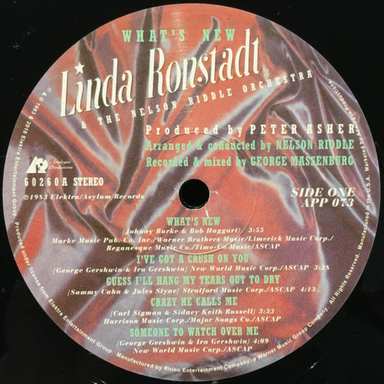 <transcy>Linda Ronstadt & The Nelson Riddle Orchestra – What's New (200g)</transcy>