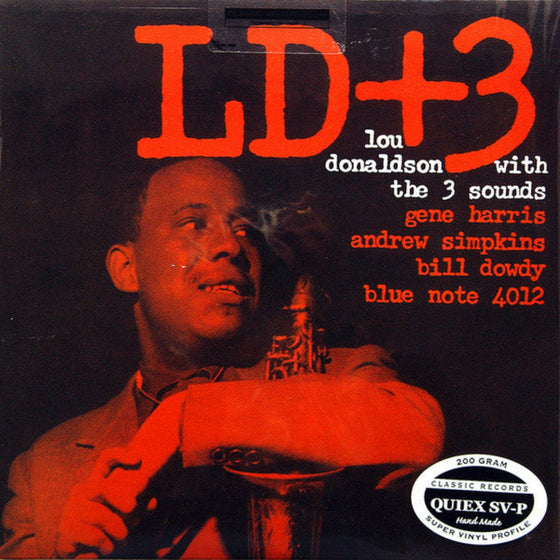 <transcy>Lou Donaldson With The Three Sounds – LD+3 (200g, Mono)</transcy>