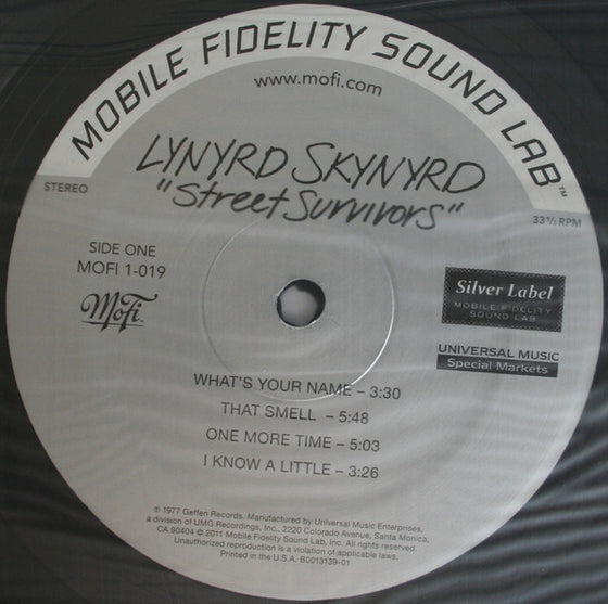 <tc>Lynyrd Skynyrd – Street Survivors (MOFI Silver Label, Ultra Analog, Half-speed Mastering)</tc>