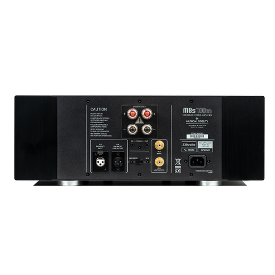 SOLID STATE POWER AMPLIFIER MUSICAL FIDELITY M8s-700m MONO (two units)