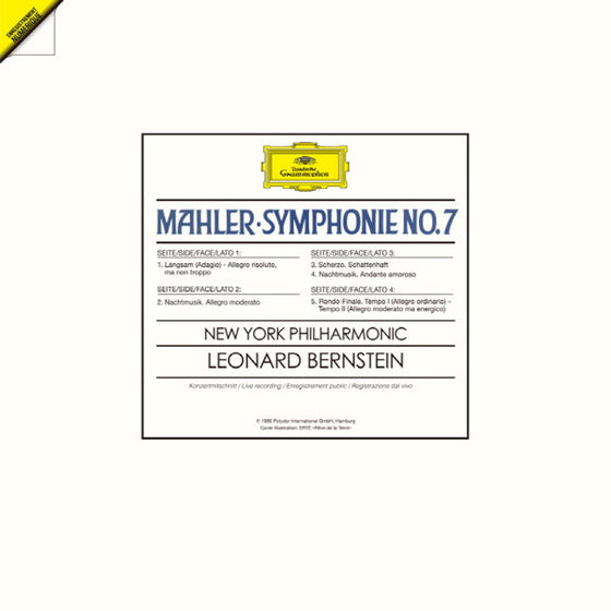 <transcy>Mahler - Symphony N°7 – Leonard Bernstein (2LP, Coffret, Enregistrement Digital)</transcy>