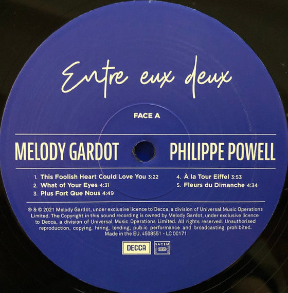 <tc>Melody Gardot & Philippe Powell - Entre Eux Deux</tc>