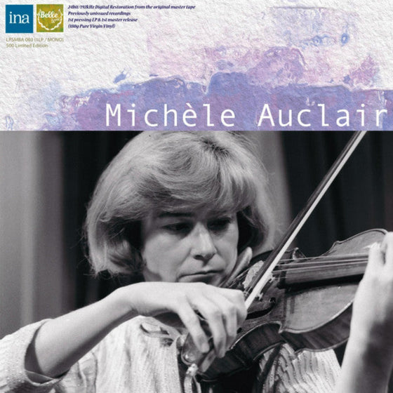 Michèle Auclair – Live recording in Paris 1967 - Prokofiev & Brahms Violin Sonatas (Mono, Japanese Edition)