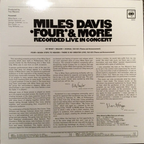<tc>Miles Davis - Four & More (Edition Japonaise)</tc>