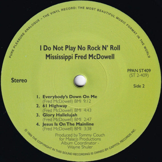 Mississippi Fred McDowell – I Do Not Play No Rock 'N' Roll