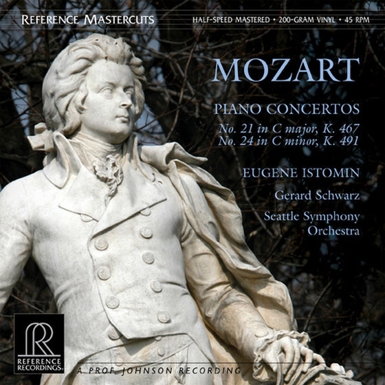 <transcy>Mozart - Piano Concertos Nos. 21 & 24 - Eugene Istomin & Gerard Schwarz (2LP, 45 tours, 200g, Half-speed Mastering)</transcy>