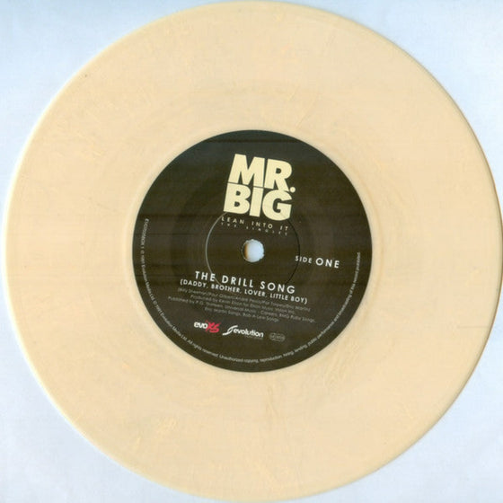 <transcy>Mr. Big – Lean Into It - The singles (5 x 7'' vinyles colorés, 45 tours, Coffret)</transcy>