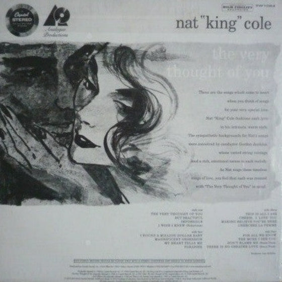 <transcy>Nat 'King' Cole - The Very Thought of You (2LP, 45 tours)</transcy>