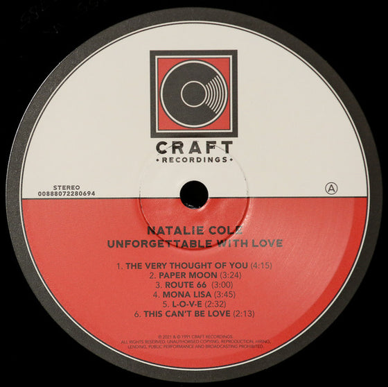 <tc>Natalie Cole - Unforgettable...With Love (2LP, Edition du 30éme anniversaire)</tc>