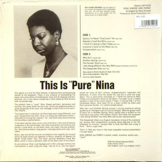 Nina Simone And Piano!