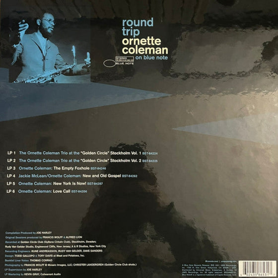 <transcy>Ornette Coleman - Round Trip - L'intégrale d'Ornette Coleman (6LP, Coffret)</transcy>