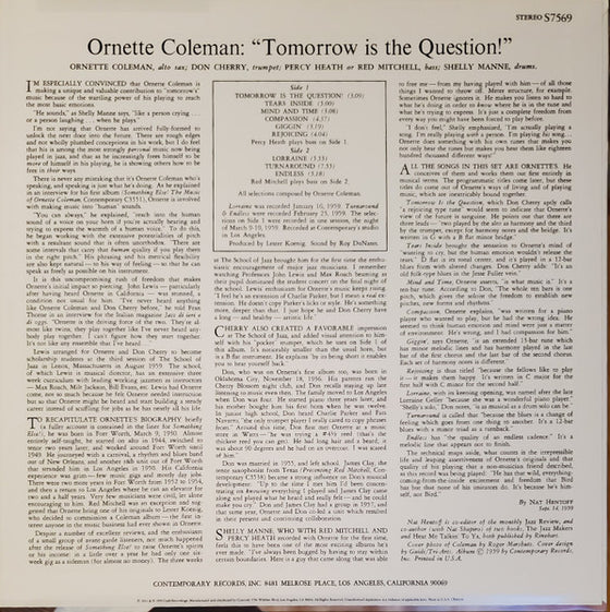 <tc>Ornette Coleman – Genesis Of Genius: The Contemporary Albums (2LP, Coffret)</tc>