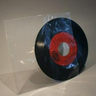 PGPlastique OUTER SLEEVES - Simple CRYSTAL CLEAR 45RPM / 7' / pack of 50