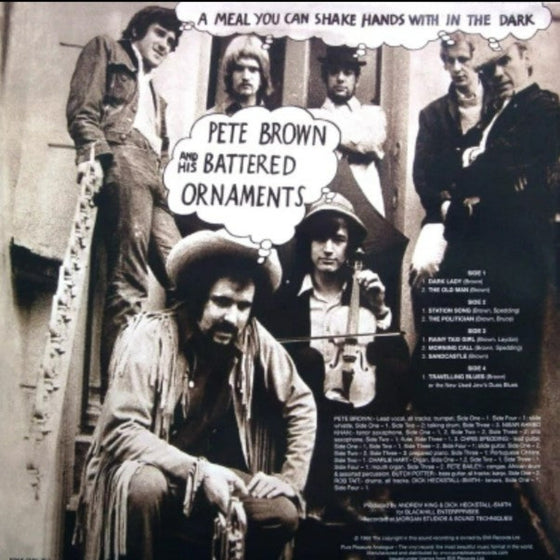 Pete Brown & His Battered Ornaments - A Meal You Can Shake Your Hands With In The Dark (2LP)