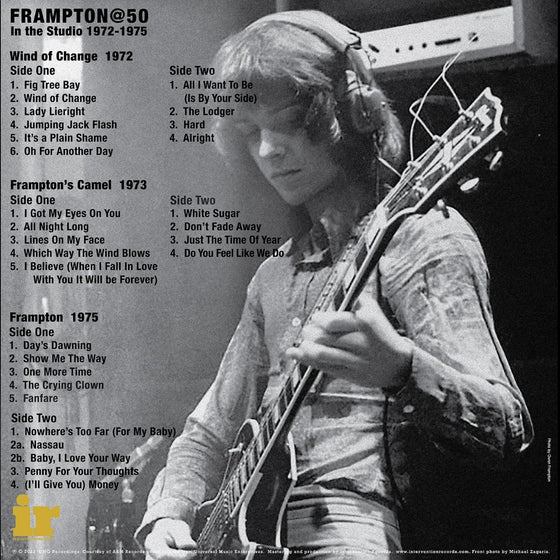 <tc>Peter Frampton - Frampton@50: In the Studio 1972-1975 (3LP, Coffret)</tc>