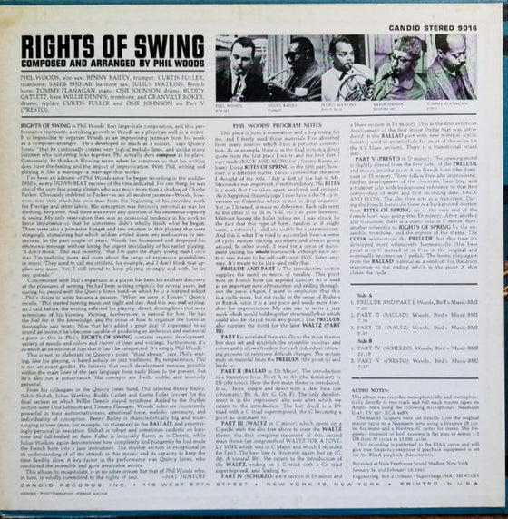 Phil Woods - Rights Of Swing (Pure Pleasure)