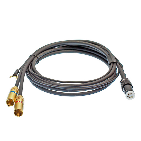 <transcy>Câble phono - Van den Hul D-501 Hybrid - 5P Droit vers RCA (1,0 à 1,5m)</transcy>