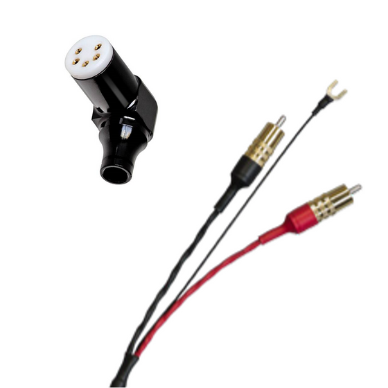 Phono cable - Cardas Iridium - 5P 90° to RCA (1.25m to 3.0m)
