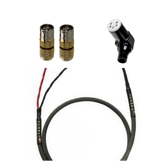 Phono cable - Cardas Iridium - 5P 90° to XLR (1.25 to 3.0m)
