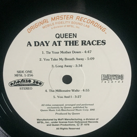 <tc>Queen – A Day At The Races (200g, Half Speed Mastering)</tc>