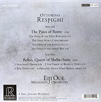 Respighi - Belkis, Queen Of Sheba Suite, Pines Of Rome - Eiji Oue (200g, Half-speed Mastering)