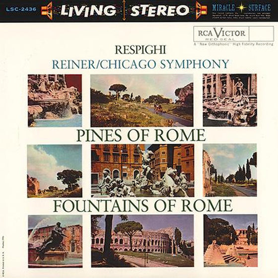 <transcy>Respighi - Pines Of Rome & Fountains Of Rome – Renier (2LP, 45 tours, 200g)</transcy>