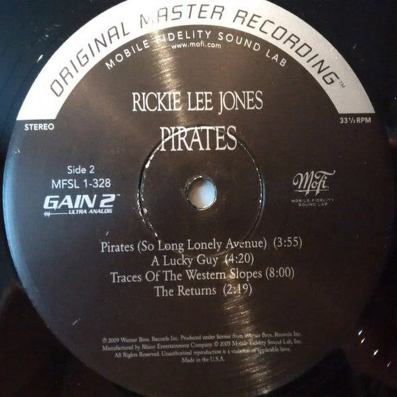 Rickie Lee Jones – Pirates (Ultra Analog, Half-speed Mastering)