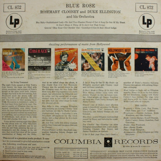 Rosemary Clooney & Duke Ellington - Blue Rose (Mono)