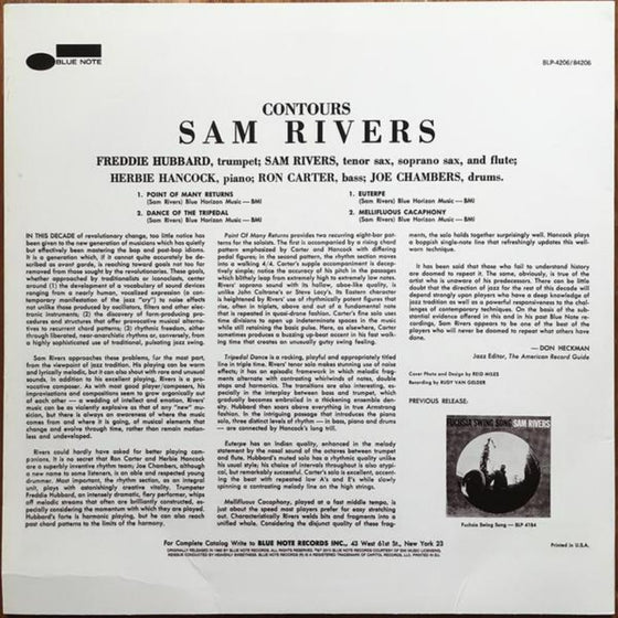 Sam Rivers – Contours
