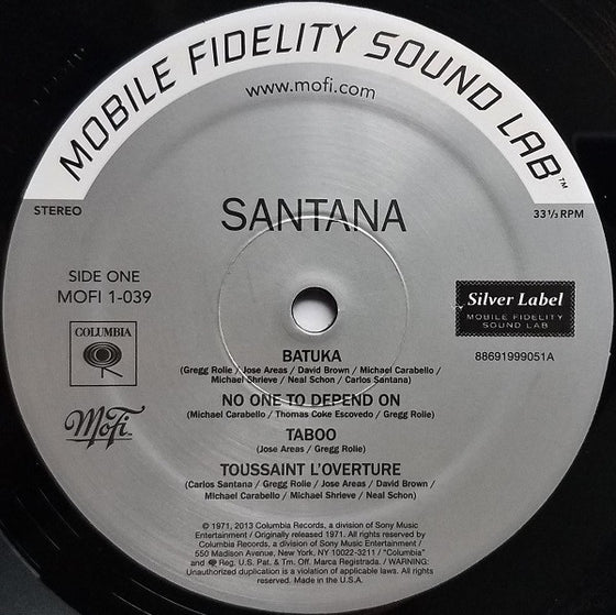 Santana III (MOFI Silver Label, Ultra Analog)
