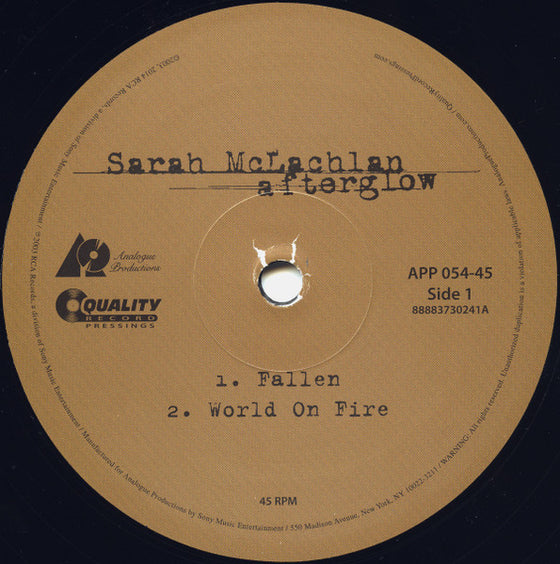Sarah McLachlan - Afterglow (2LP, 45RPM)
