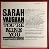 Sarah Vaughan – You're Mine You (4LP, 4 sides, 45RPM, Box set, 200g, Clear vinyl)