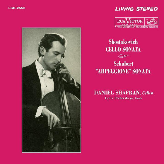 Shostakovich - Cello Sonata & Schubert - Arpeggione Sonata - Daniel Shafran and Lydia Pecherskaya (180g)