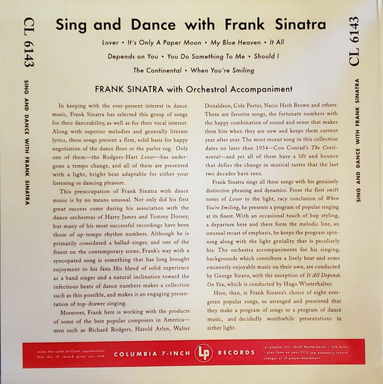 Frank Sinatra - Sing and dance with Frank Sinatra (Mono)