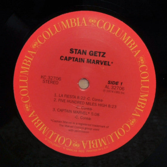 Stan Getz - Captain Marvel