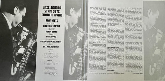 Stan Getz and Charlie Byrd - Jazz Samba (2LP, 45RPM, 180g)
