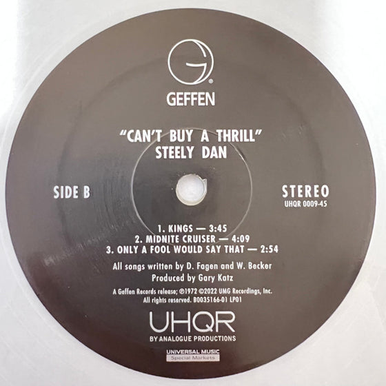 Steely Dan - Can't Buy A Thrill (2LP, Box set, 45RPM, UHQR, 200g, Clear vinyl)