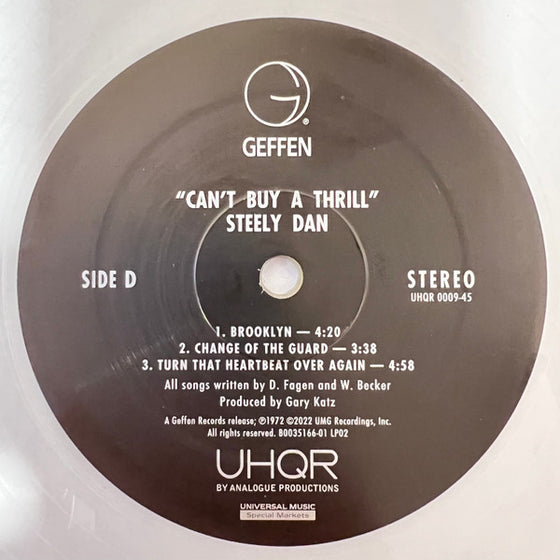 Steely Dan - Can't Buy A Thrill (2LP, Box set, 45RPM, UHQR, 200g, Clear vinyl)