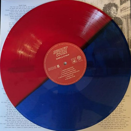 Sunny War - Simple Syrup (Blue and Red vinyl)