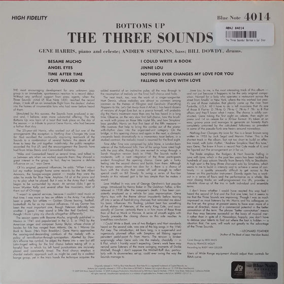 The 3 Sounds - Bottom's Up (2LP, 45RPM)