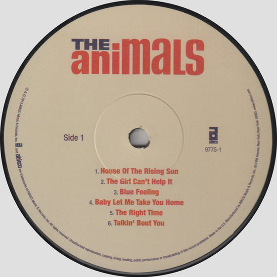 <tc>The Animals - The Animals (Mono)</tc>