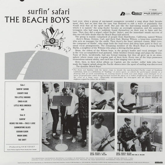The Beach Boys - Surfin' Safari (Mono, 200g)