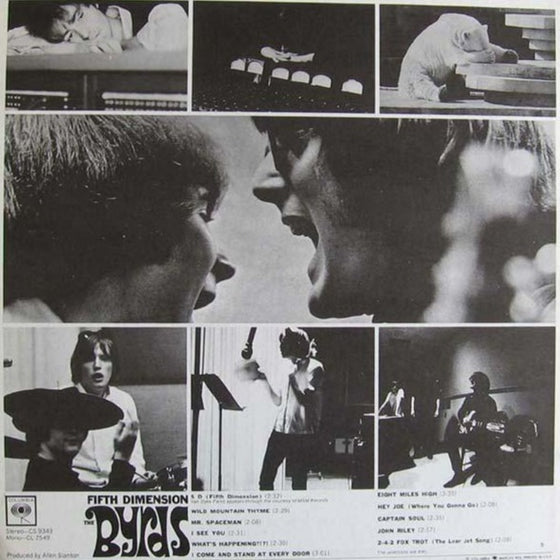 <transcy>The Byrds - Fifth Dimension (Vinyle translucide avec marques dorées et bleus)</transcy>