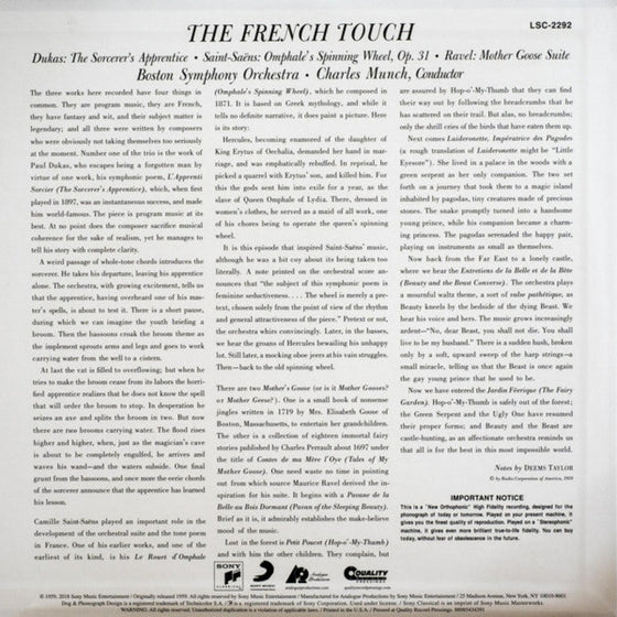 The French Touch (Dukas, Saint-Saens, Ravel) - Charles Munch & The Boston Symphony Orchestra