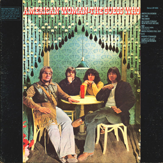 <transcy>The Guess Who - American Woman (Vinyle translucide bleu)</transcy>