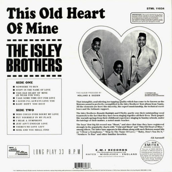 The Isley Brothers - This Old Heart Of Mine