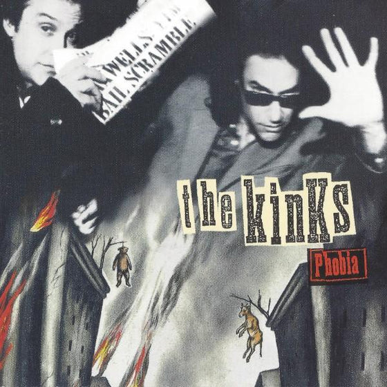 <transcy>The Kinks - Phobia (2LP, vinyle avec marques rouges, oranges et noires)</transcy>