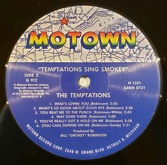 <tc>The Temptations - The Temptations Sing Smokey</tc>