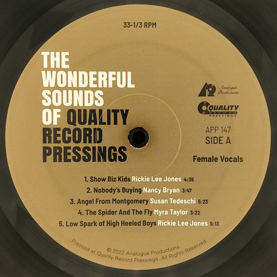 The Wonderful Sounds Of Quality Record Pressings (3LP